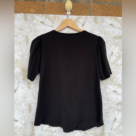 G. LABEL by Goop- Karmanos Organic
Cotton Puff Sleeve Henley Tee small - Picture 7 of 7